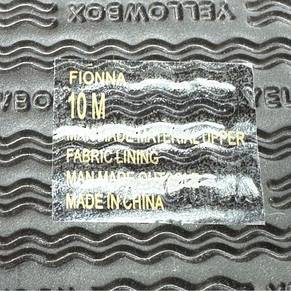 Yellow Box~Women’s~”Fionna”~ Woven Dark Brown Flip Flop Thong Sandals~Size 10 - Picture 9 of 9